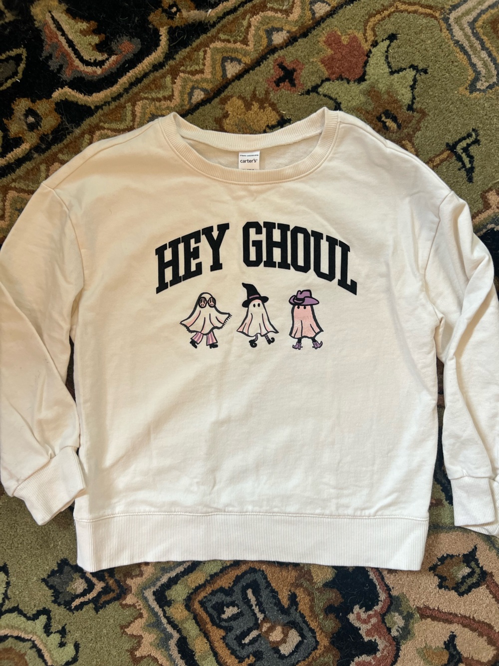 Carter's 'HEY GHOUL' and Ghosts Halloween Sweatshirt